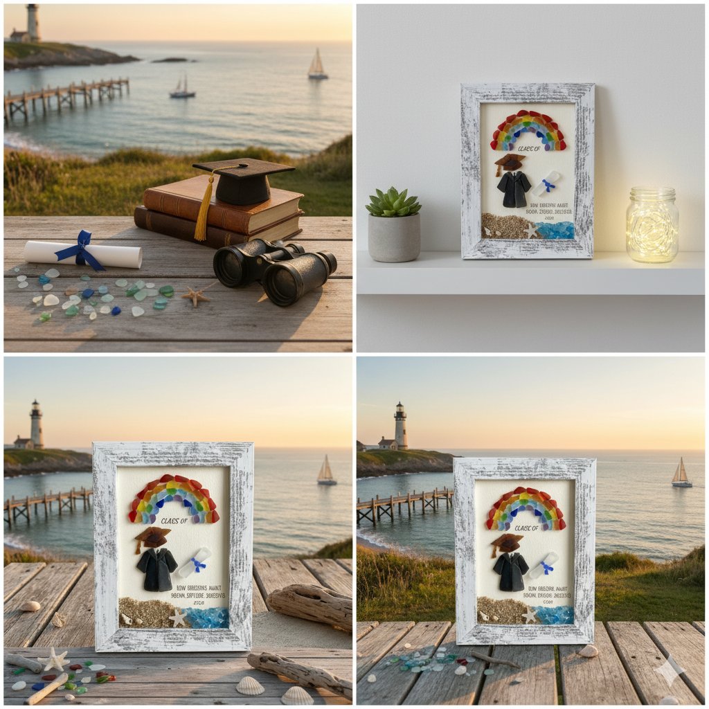 ๐Sea Glass Graduation Art Class of 2026 Keepsake Gift๐๐