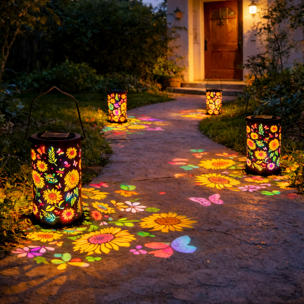 ππ2026 Mother's Day Gifts 50% Off--Colorful Sunflower Glow Solar Garden Lantern