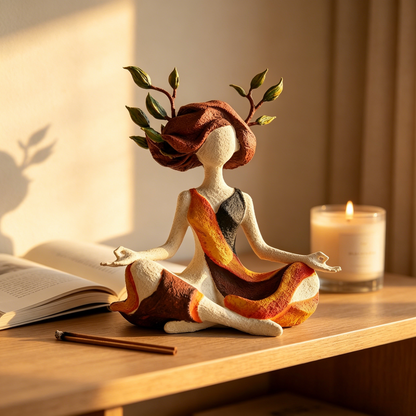 🧘‍♀️🧘‍♀️Serenity Growth | Inner Harmony Sculptural Figurine