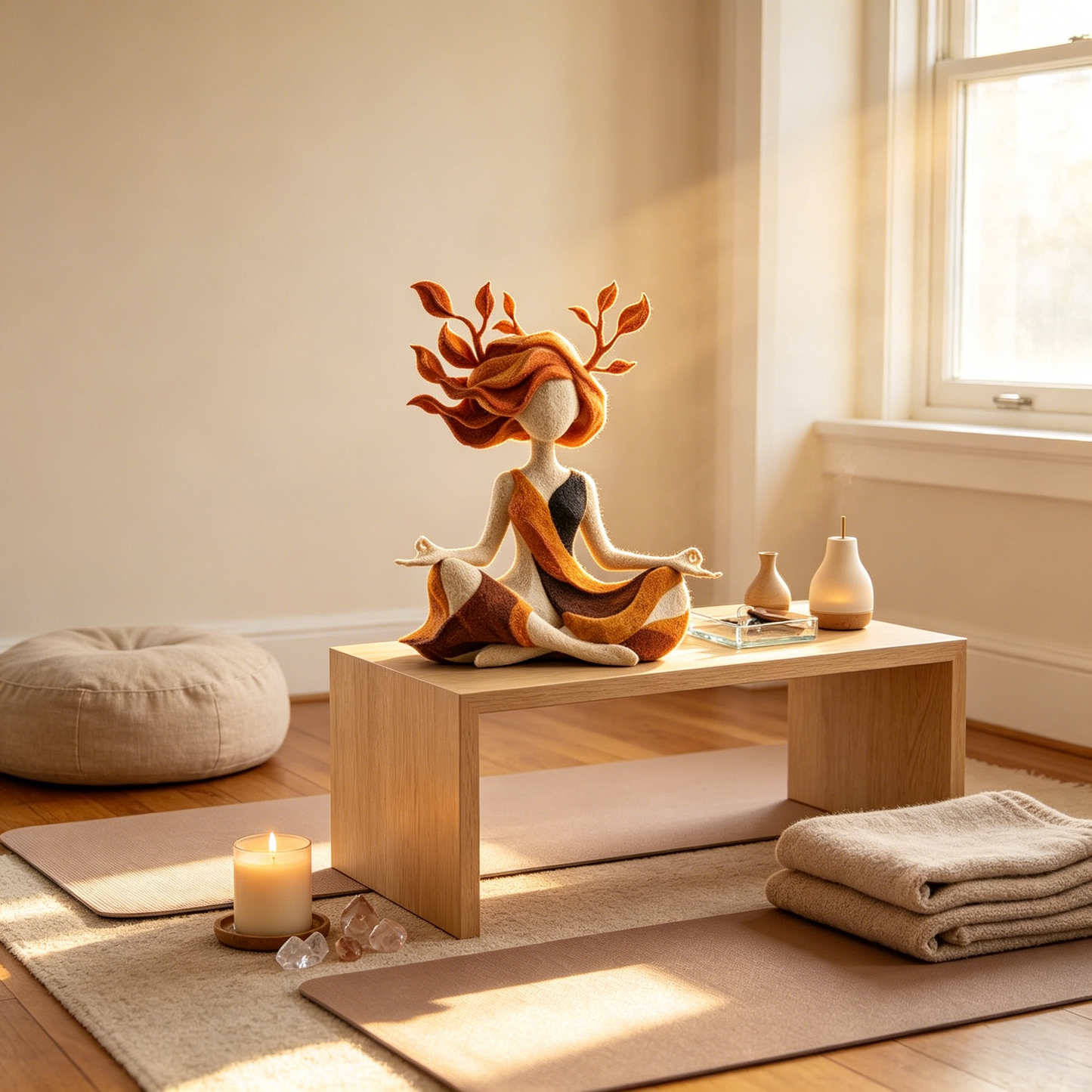 🧘‍♀️🧘‍♀️Serenity Growth | Inner Harmony Sculptural Figurine