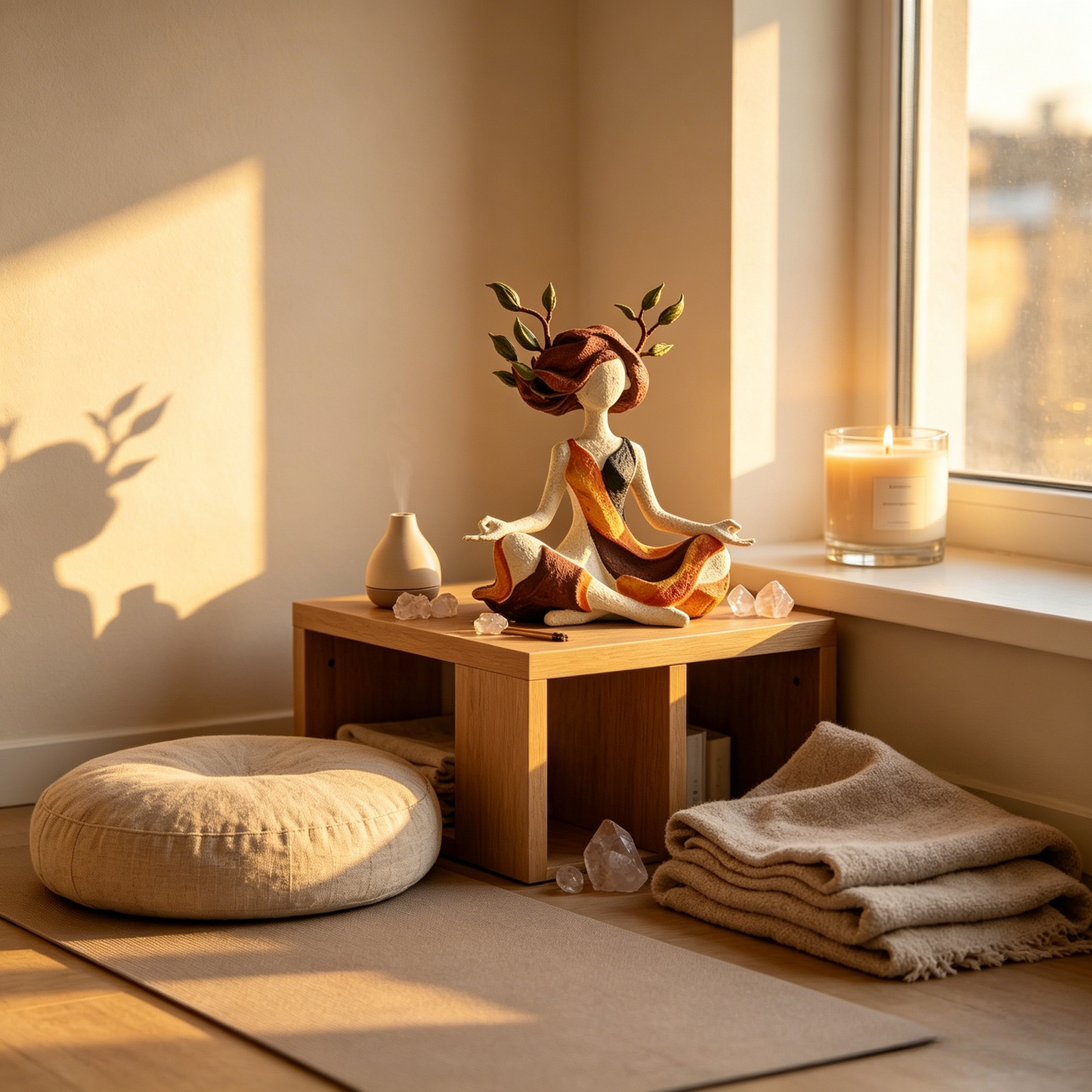 🧘‍♀️🧘‍♀️Serenity Growth | Inner Harmony Sculptural Figurine