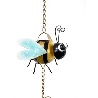 🐝🐝Whimsical Bee Rain Chain— Transforming Rainy Days into a Garden Spectacle