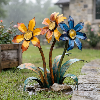 🌼🌼2026 Mother's Day Gifts 50% Off--💖🎁Handcrafted Rustic Metal Flower Garden Stakes