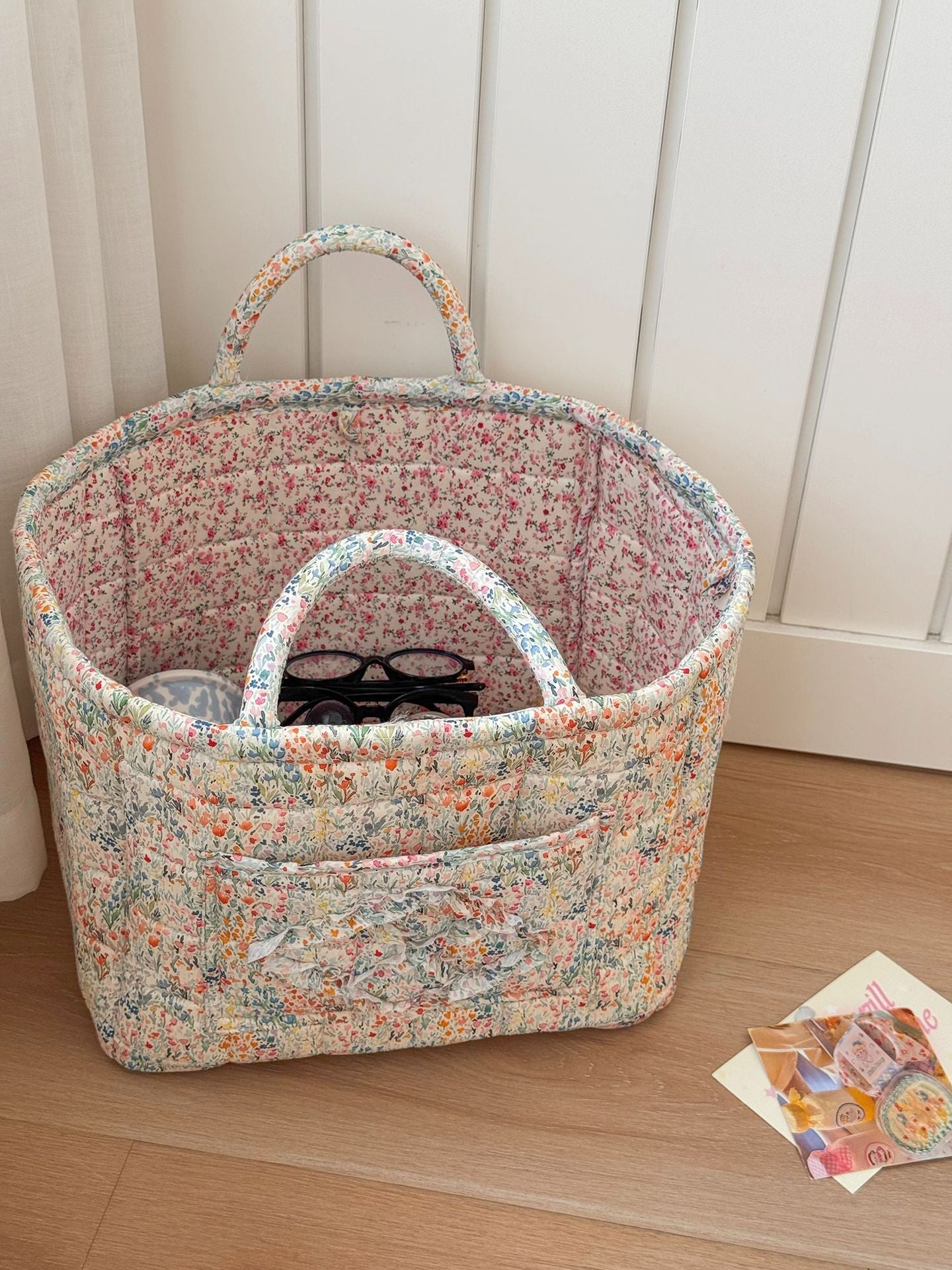 🔥LAST DAY 50% OFF🌟Car Storage Basket with Handle💖