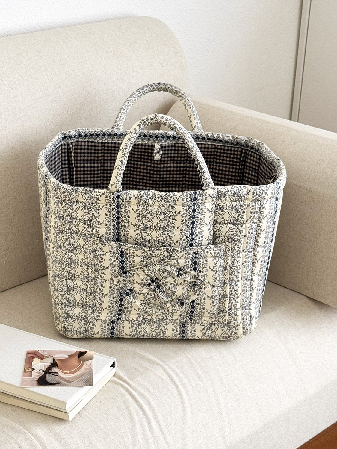 🔥LAST DAY 50% OFF🌟Car Storage Basket with Handle💖