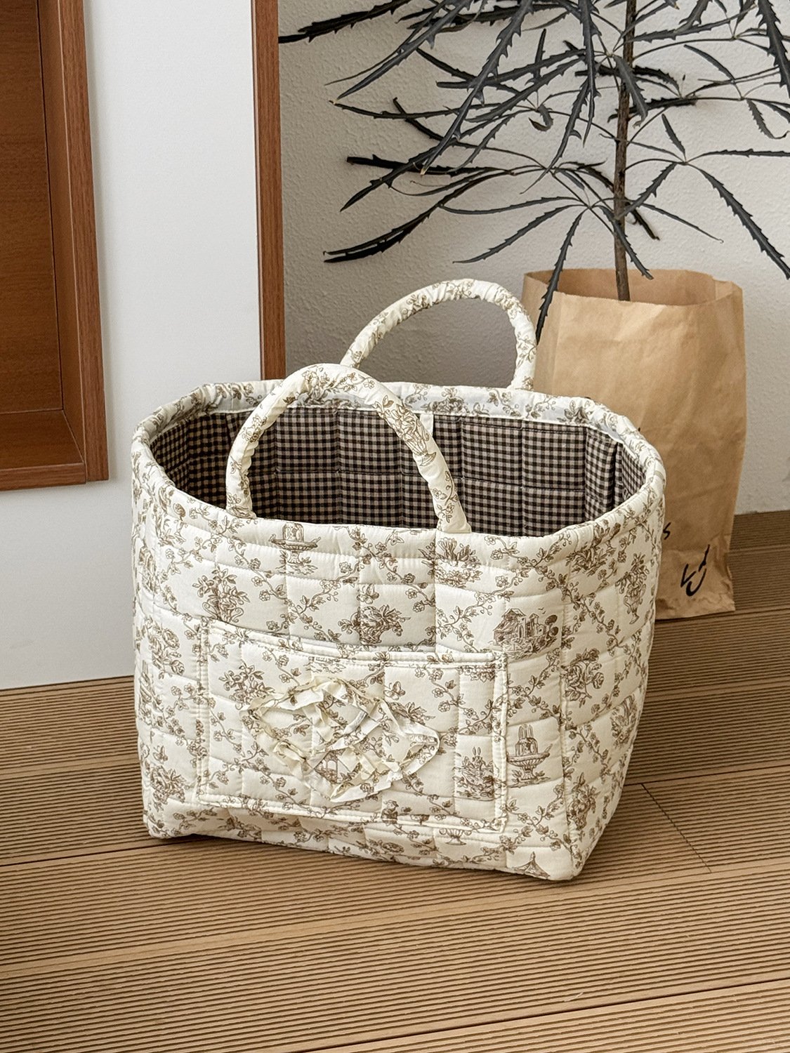 🔥LAST DAY 50% OFF🌟Car Storage Basket with Handle💖