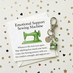Emotional Support Sewing Machine Keychain