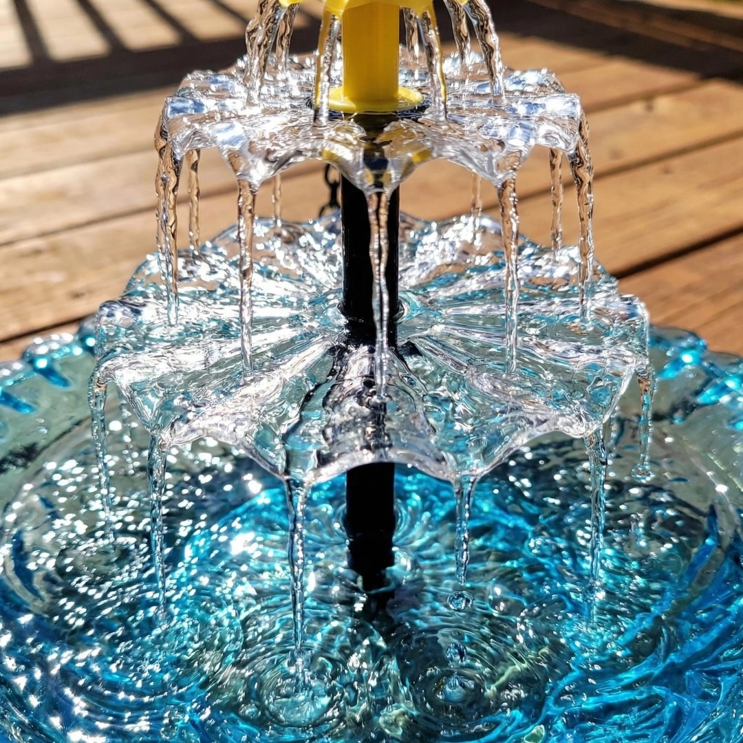 🐦2026 Spring special offer--Solar Cascade Hanging Bird Bath Fountain