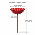 💖🎁2026 Mother's Day Gifts 50% Off--🎁Handmade Flower Garden Stake🐦