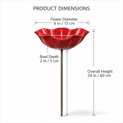 💖🎁2026 Mother's Day Gifts 50% Off--🎁Handmade Flower Garden Stake🐦