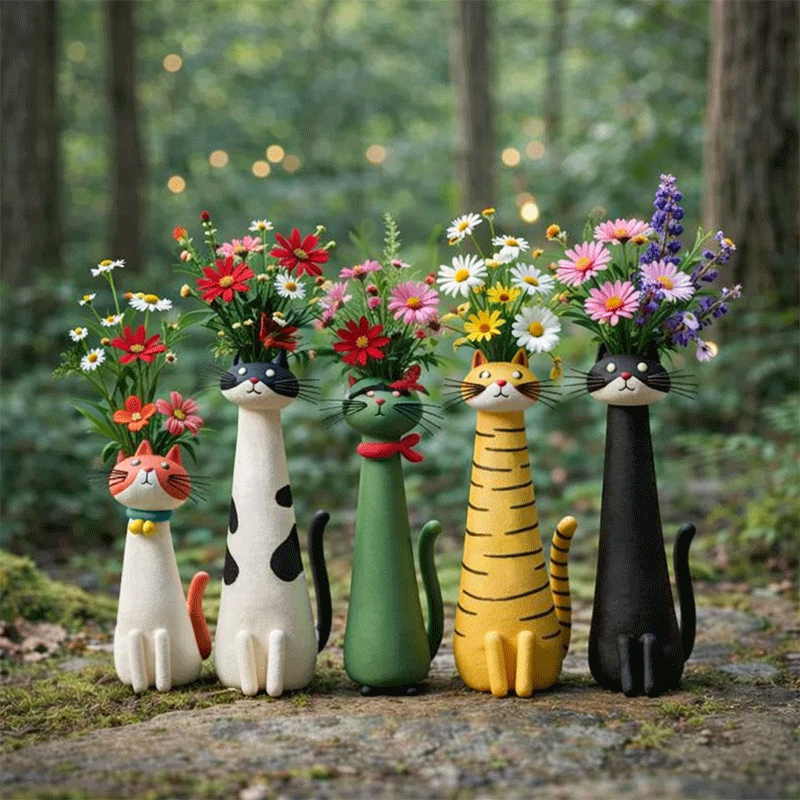 💖🎁2026 Mother's Day Gifts 50% Off--😻😻Quirky Cat Vase