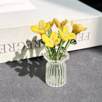 🌸🌸2026 Mother's Day Gifts 50% Off--🎁Mini Glass Flower Ornament Crafts Artificial Flower Floral Figurine