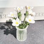🌸🌸2026 Mother's Day Gifts 50% Off--🎁Mini Glass Flower Ornament Crafts Artificial Flower Floral Figurine