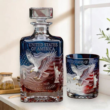 ❤️❤️Limited Edition 2026 USA 250th Anniversary Commemorative Glass – 1776-2026 Heritage Edition