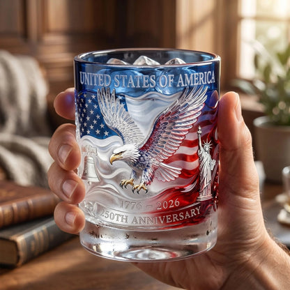 ❤️❤️Limited Edition 2026 USA 250th Anniversary Commemorative Glass – 1776-2026 Heritage Edition