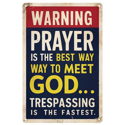 🔥Metal No Trespassing Signs Private Property Funny