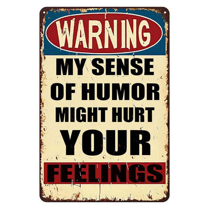 🔥Metal No Trespassing Signs Private Property Funny