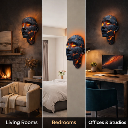 Volcanic Cracked Soul Wall Lamp