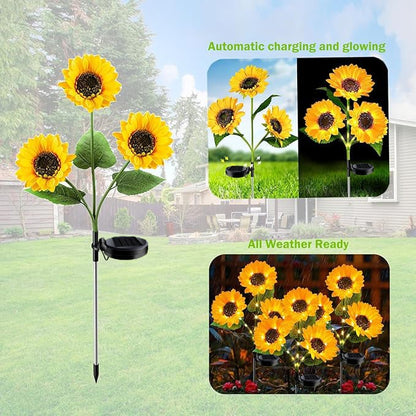 🌻Mother's Day Sale 59% OFF- 🌞Solar LED Sunflower Garden Lights-29.6inch/74cm