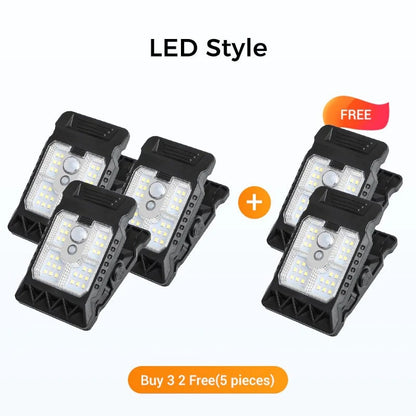 💡 USB & Solar Powered Motion Sensor Clip Lights – Perfect for gardens, balconies, and patios! 🏡✨