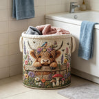 🌱🐂Highland Cow Garden Charm Storage Basket