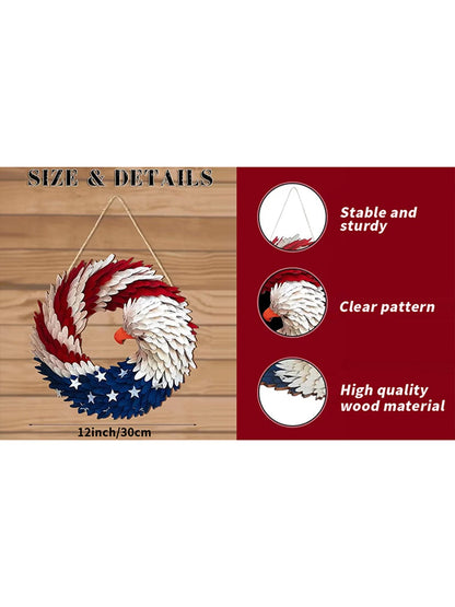 Honor 250 Years Of American Sacrifice And Freedom—Glosritystore Brave Wings Wreath For Your Door