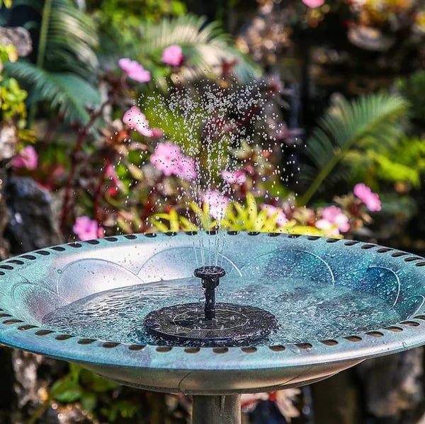 🎁2026 Mother's Day Gifts 50% Off--☀️Solar Bird Bath Fountain Pump with 4 Nozzles
