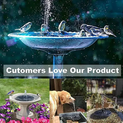 🎁2026 Mother's Day Gifts 50% Off--☀️Solar Bird Bath Fountain Pump with 4 Nozzles