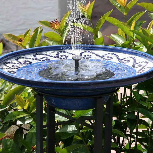 🎁2026 Mother's Day Gifts 50% Off--☀️Solar Bird Bath Fountain Pump with 4 Nozzles